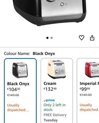 Tostapane KitchenAid nuovo di design