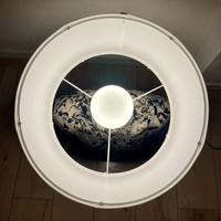 Lampada artigianale manichino decoupage Dylan Dog