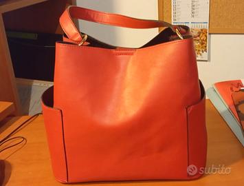 Borsa rosso corallo