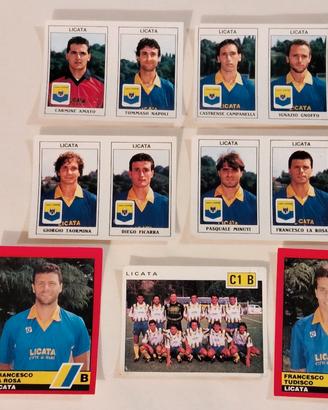 Figurine Licata 1989/90 e 91/92 Panini e Vallardi 