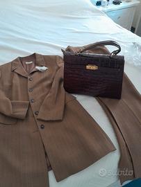  set vintage: tailleur e borsa