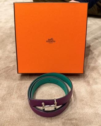 Cintura Hermès Reversibile in Pelle Epsom