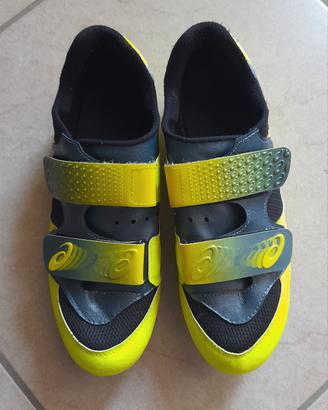scarpe ciclismo/spinning unisex giallo fluo ASICS