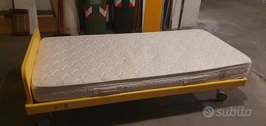 letto singolo 90x190 con ruote 