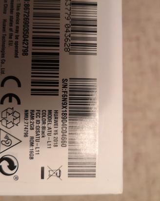 huawey y6 2018