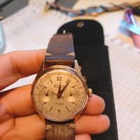 Cronografo Oro 18 kt carica manuale 