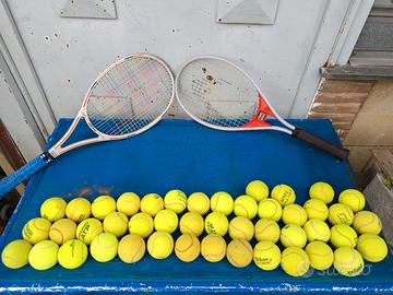 Racchette e palline da tennis 
