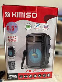 🎤🔊 Cassa Bluetooth Kimosa con Microfono 🎶