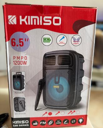 🎤🔊 Cassa Bluetooth Kimosa con Microfono 🎶