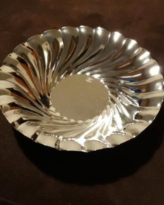 Piatto Silver plated, diametro 13cm