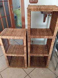 librerie in vimini  vetrinette