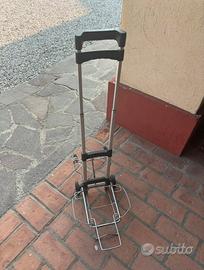 Carrello pieghevole in acciaio da campeggio