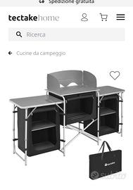 struttura cucina da campeggio