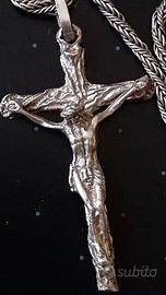 Collana e Crocifisso d'Argento