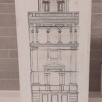 Palace table classic architecture small bowl