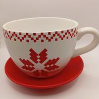 tazzone portavaso natalizio