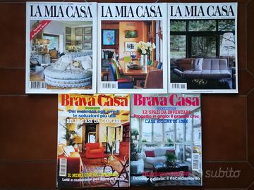 Libri Riviste Arredamento La Mia Casa e Brava Casa