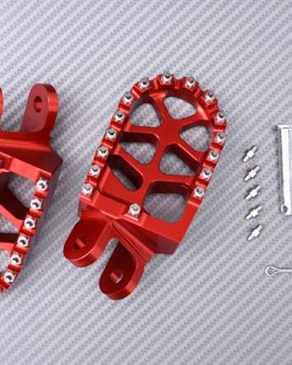 Poggiapiedi KAWASAKI KLX250/ R / S / F 94 20 Rosso