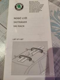 Barre portatutto e portasci Skoda originali