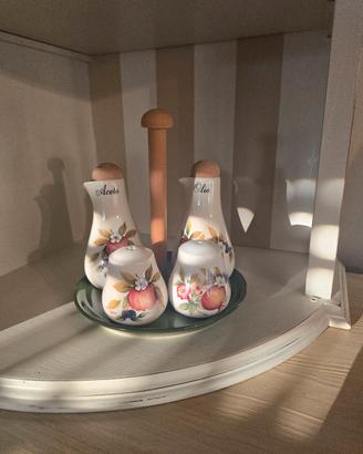 Set Olio, Aceto, Sale e Pepe Tiffany Boutique