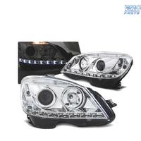 FARI LUCE DIURNA MERCEDES W204 07-10 CROMATO H7