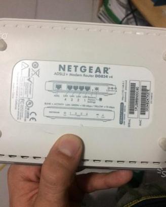 Modem Router Wireless Netgear Dg834g V4 | 4 Porte