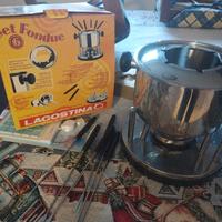 Set per fonduta; Kit Fondue Lagostina in Acciaio I
