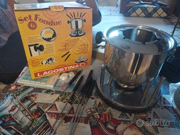 Set per fonduta; Kit Fondue Lagostina in Acciaio I