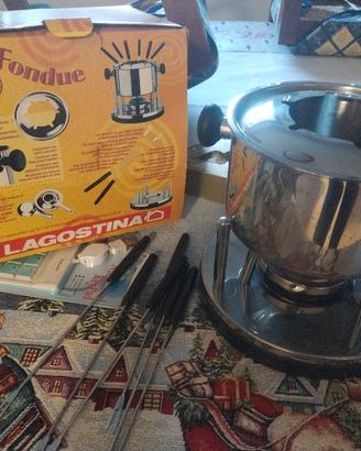 Set per fonduta; Kit Fondue Lagostina in Acciaio I