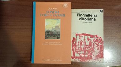set 2 libri sulla Londra vittoriana