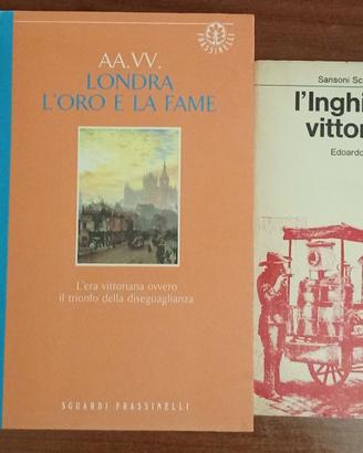 set 2 libri sulla Londra vittoriana