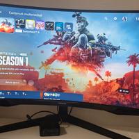 Samsung Odyssey G5 27' Schermo curvo 