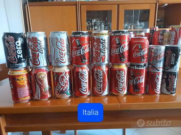 LATTINE COCA COLA DA COLLEZIONE