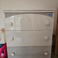 Lettino Pali e fasciatoio Pali