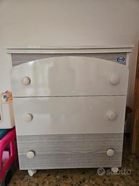 Lettino Pali e fasciatoio Pali