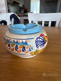 Posacenere in maiolica del Salento