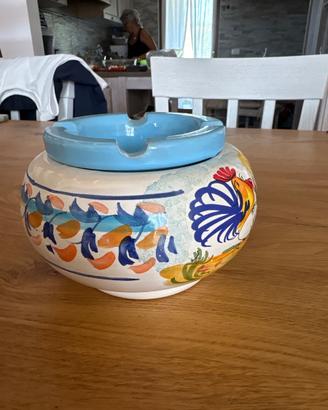 Posacenere in maiolica del Salento