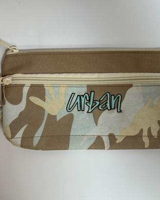 Astuccio Portapenne Urban Doppia Cerniera Camoufla