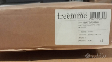 3M SOFFIONE A PARETE INOX SPAZZOLATO