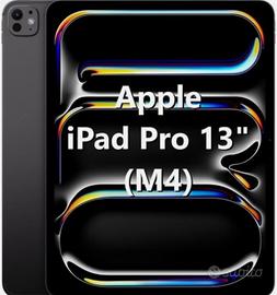Ipad Pro 13 black 256 wifi + apple keyboard bianca