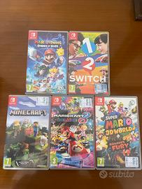 5 giochi Nintendo switch