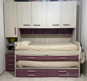 Cameretta completa con cabina armadio
