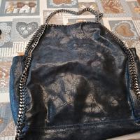 Borsa in pelle con catena