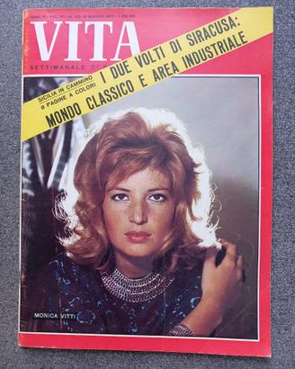 Rivista vintage anni 60 Monica Vitti