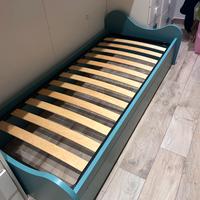 Letto singolo color tiffany