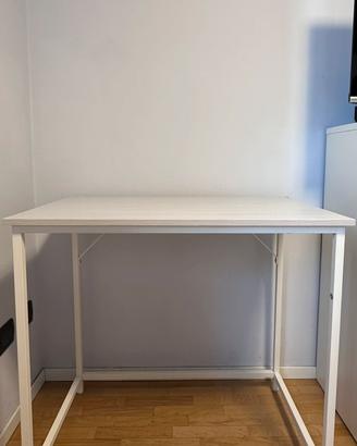 Scrivania 50 x 80 x 76 cm bianco acero/nuvola