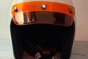 Frontino visiera parasole per casco 3 bottoni 