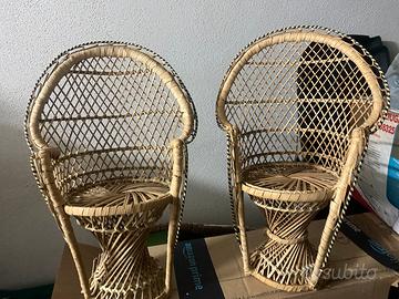 Sedie in paglia