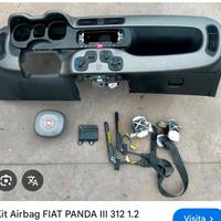 Kit airbag conpleto  fiat panda