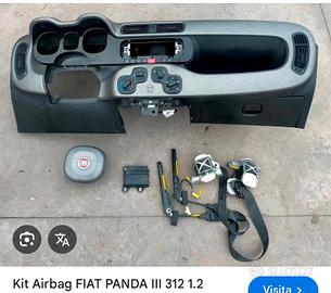 Kit airbag conpleto  fiat panda